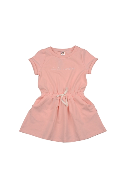 Платье для девочек Mini Maxi, модель 4370, цвет розовый - Платья для девочек с коротким рукавом