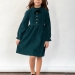 Платье для девочки нарядное БУШОН ST75, цвет изумрудный