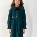 Платье для девочки нарядное БУШОН ST75, цвет изумрудный