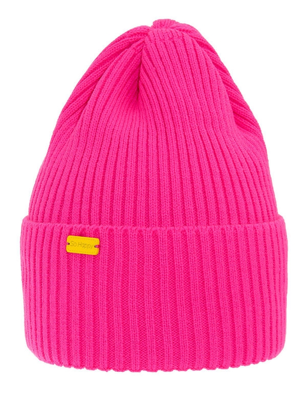 Шапка Сальто, Миалт малина/неон - Для девочек весна-осень
