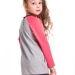 Свитшот для девочек Mini Maxi, модель 4155, цвет коралловый