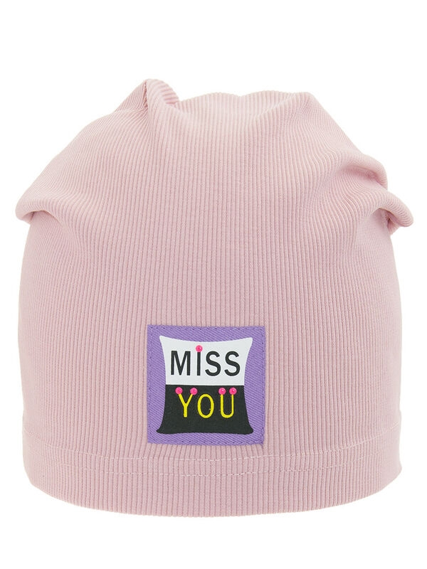 Шапка для девочки Women, Миалт пудровый, весна-осень-лето - Для девочек весна-осень