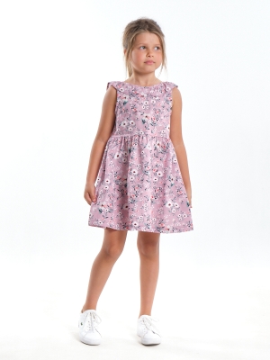 Платье для девочек Mini Maxi, модель 6628, цвет розовый/мультиколор