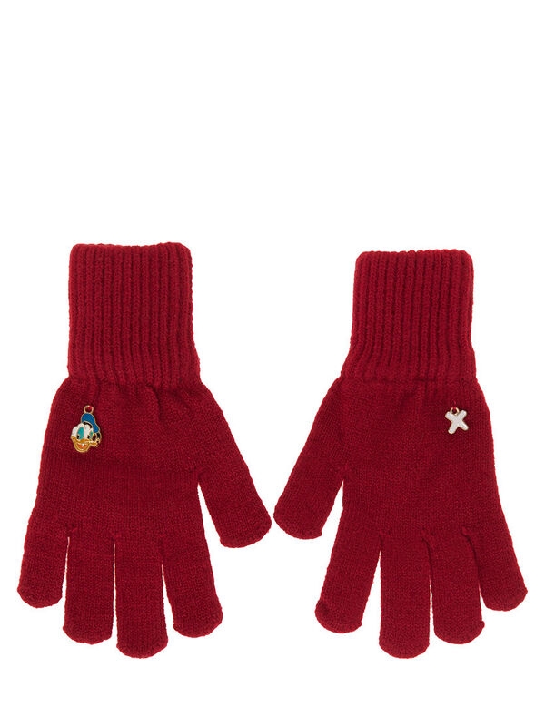 Перчатки для мальчика Матео, Миалт красный, весна-осень - Перчатки