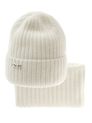 Комплект для девочки Сицилия, Миалт белый, зима