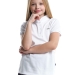 Поло для девочек Mini Maxi, модель 7885, цвет белый