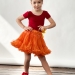 Юбка-американка для девочек БУШОН, модель ST91, цвет оранжевый