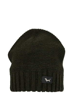 Шапка для девочки Такса, Миалт хаки, весна-осень