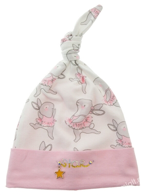 Шапка для девочки Плясунья, Миалт белый, лето