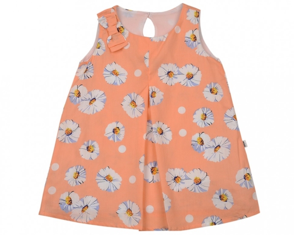 Платье для девочек Mini Maxi, модель 3271, цвет кремовый - Платья для девочек с коротким рукавом