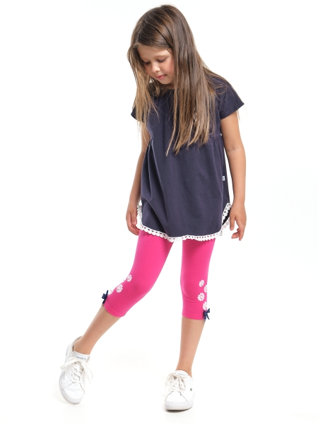 Комплект одежды для девочек Mini Maxi, модель 1358/4003, цвет темно-синий/малиновый - Комплекты летние