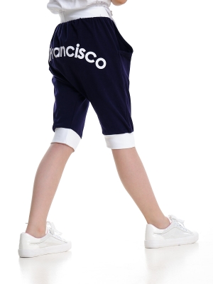 Бриджи для девочек Mini Maxi, модель 4174, цвет темно-синий