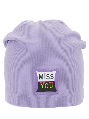 Шапка для девочки Women, Миалт сиреневый, весна-осень-лето