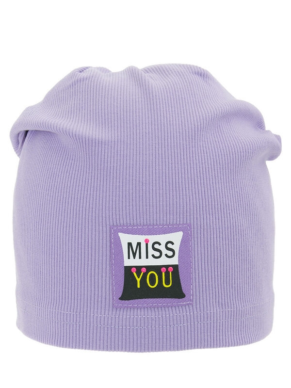 Шапка для девочки Women, Миалт сиреневый, весна-осень-лето - Для девочек весна-осень