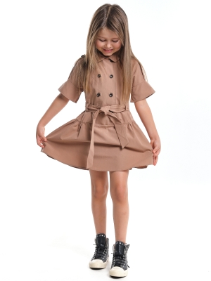 Платье для девочек Mini Maxi, модель 7669, цвет коричневый