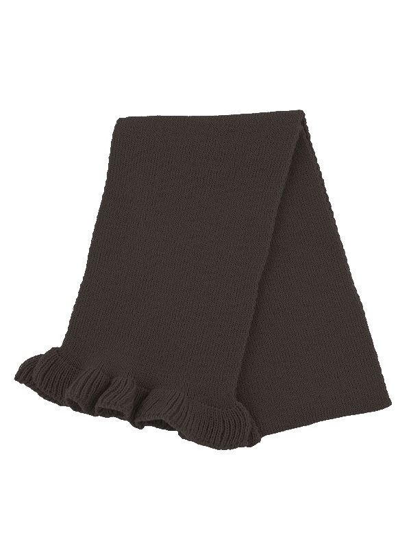 Шарф для девочки F300, Миалт темно-ореховый/6, зима - Шарфы