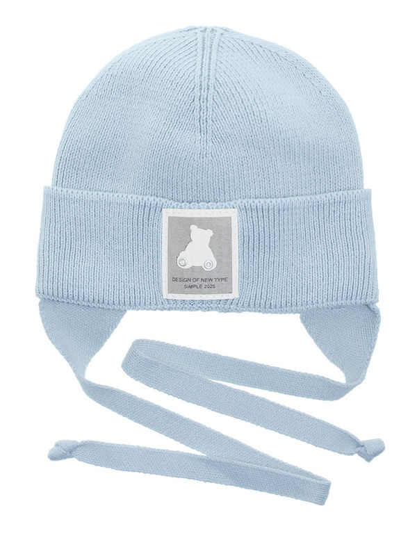 Шапка для мальчика Фунтик, Миалт бледно-голубой - Шапки весна-осень