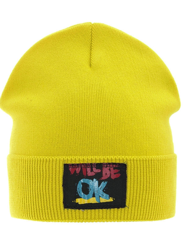 Шапка для мальчика Диггер, Миалт ярко-желтый, весна-осень - Шапки весна-осень
