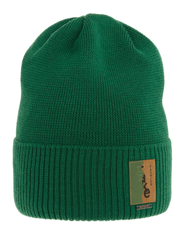 Шапка для мальчика Fake, Миалт зеленая/хвоя, зима - Шапки осень-зима