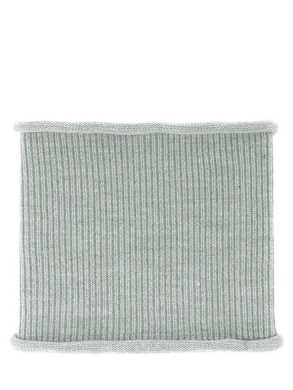 Шарф-труба Пружинка, Mialt светло-серый, весна-осень - Шарф-снуд