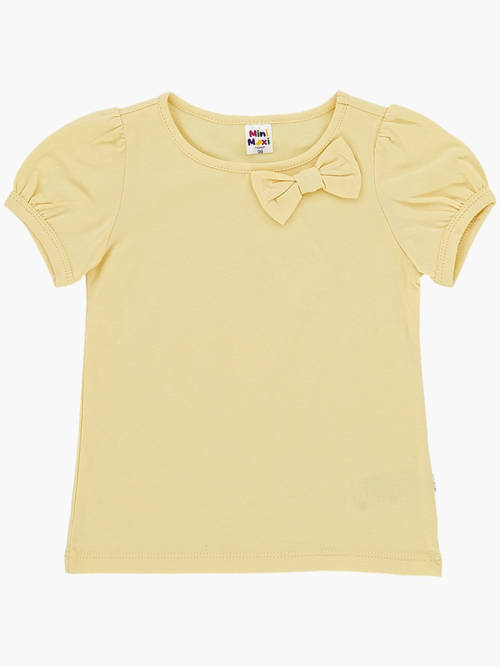Футболка для девочек Mini Maxi, модель 1431, цвет желтый - Футболки для девочек