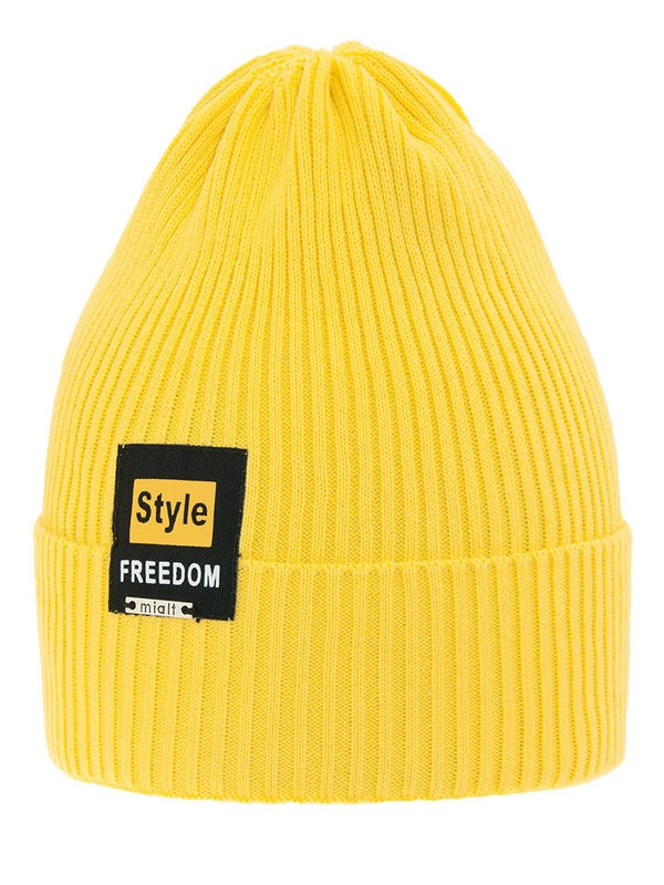 Шапка Freedom, Миалт светло-горчичный, весна-осень - Для девочек весна-осень