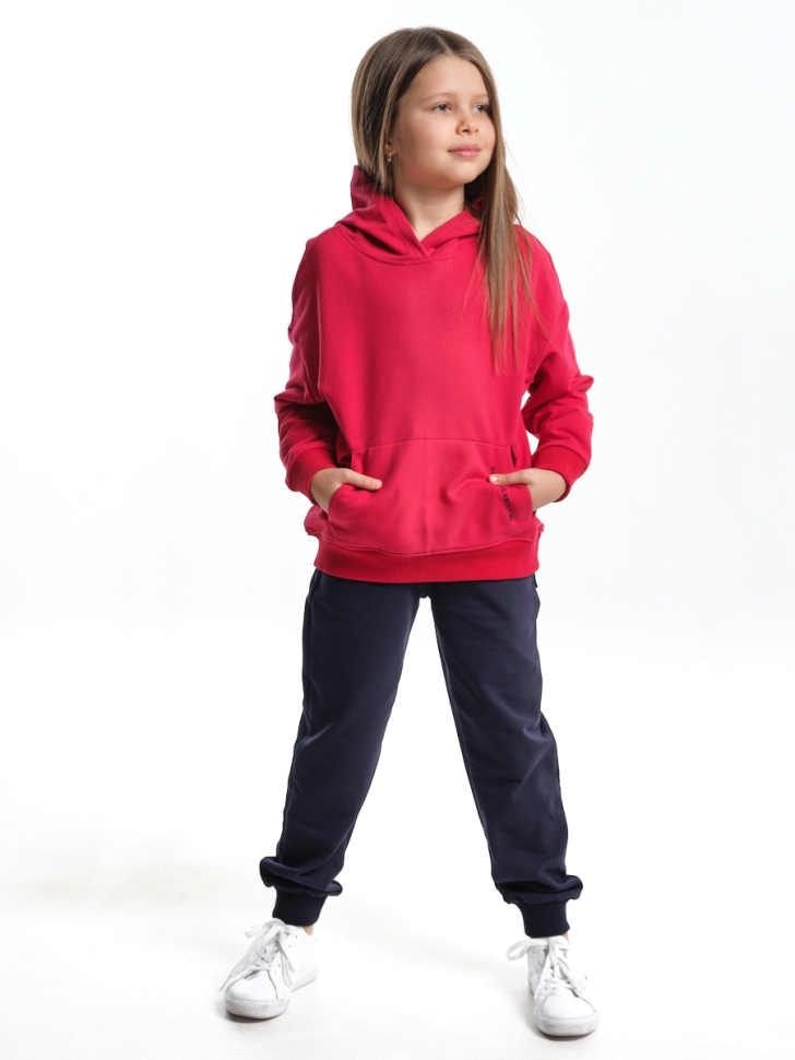 Комплект для девочек Mini Maxi, модель 77332, цвет красный - Костюмы спортивные