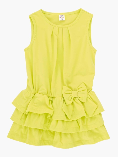 Платье для девочек Mini Maxi, модель 3295, цвет салатовый - Платья для девочек с коротким рукавом