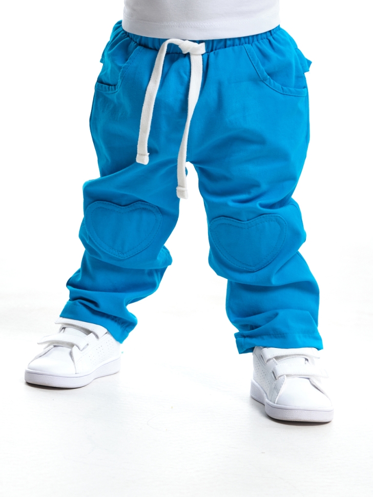 Брючки для девочек Mini Maxi, модель 4879, цвет бирюзовый - Штаны трикотажные