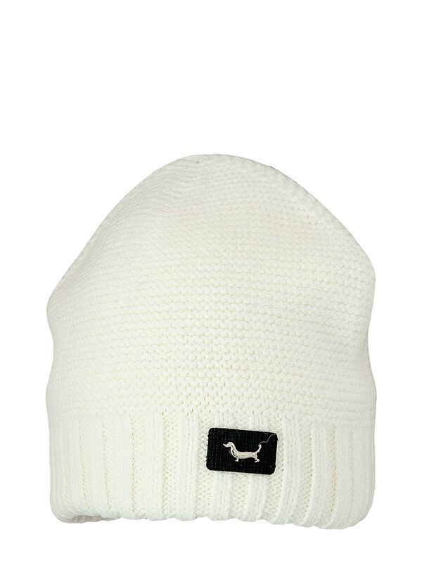 Шапка для девочки Такса, Миалт белый, весна-осень - Для девочек весна-осень
