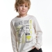 Лонгслив для мальчиков Mini Maxi, модель 7959, цвет белый