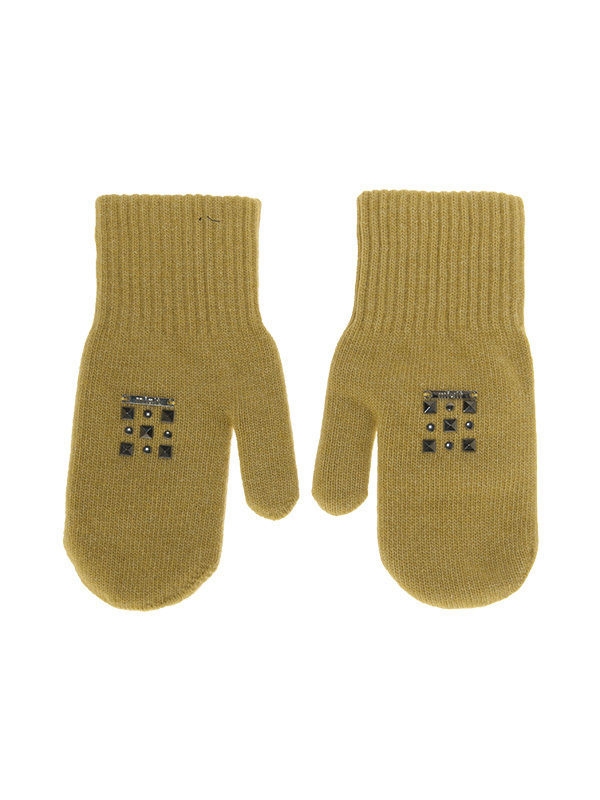 Варежки для мальчика Металлист, Миалт горчица - Варежки