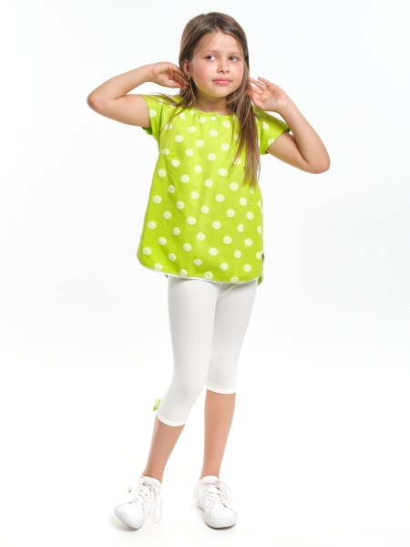 Комплект одежды для девочек Mini Maxi, модель 1358/4002, цвет салатовый/белый - Комплекты летние