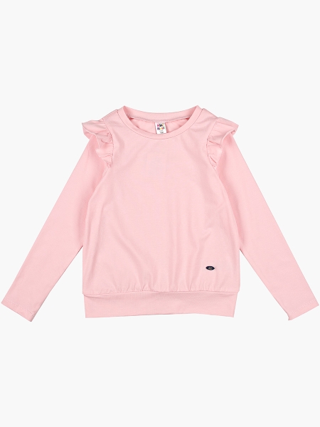 Лонгслив для девочек Mini Maxi, модель 0878, цвет розовый - Лонгсливы