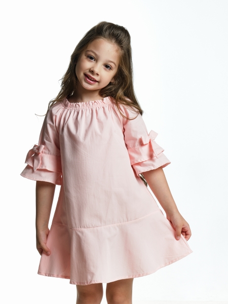 Платье для девочек Mini Maxi, модель 7175, цвет розовый - Платья для девочек с коротким рукавом