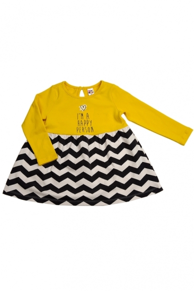 Платье для девочек Mini Maxi, модель 2360, цвет горчичный - Платья для девочек с длинным рукавом