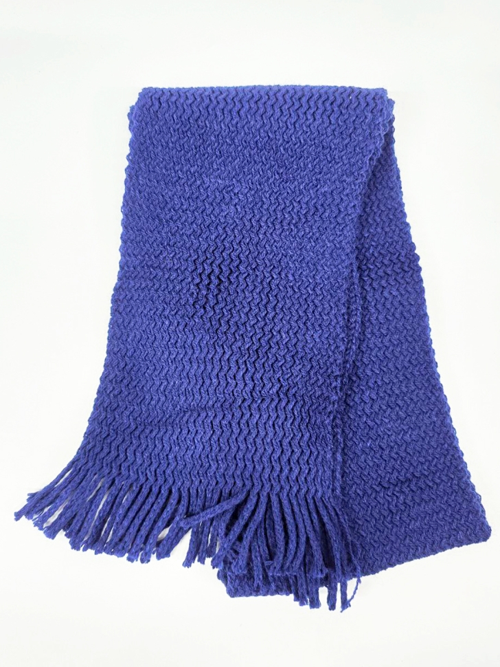 Шарф детский CWZ 02(9) синий - Манишки детские