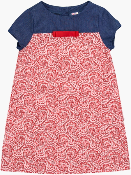 Платье для девочек Mini Maxi, модель 2780, цвет красный - Платья для девочек с коротким рукавом