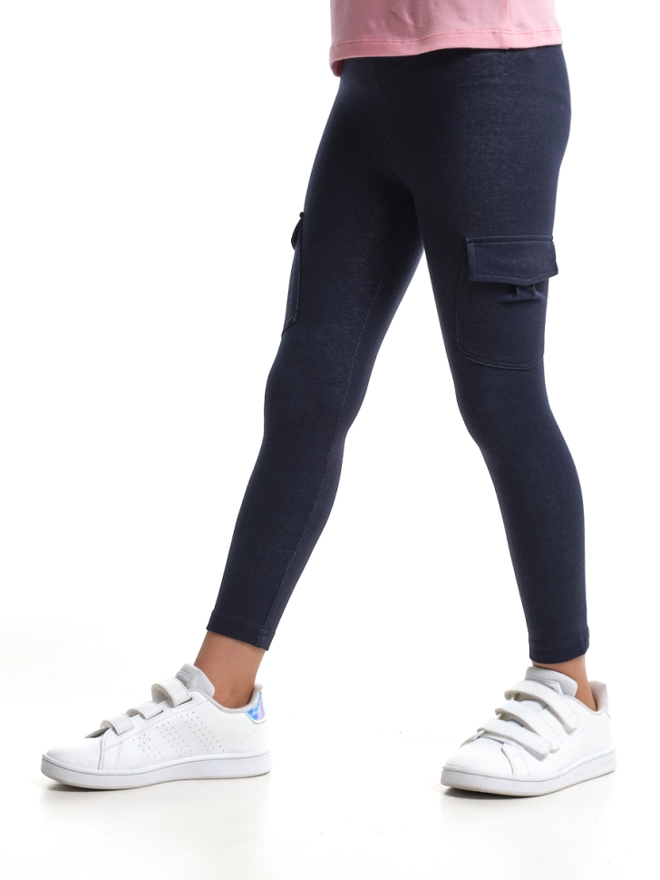 Легинсы для девочек Mini Maxi, модель 0959, цвет синий/синий - Легинсы / лосины