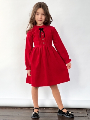 Платье для девочки нарядное БУШОН ST75, цвет брусника