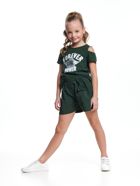Комплект одежды для девочек Mini Maxi, модель 4581/4582, цвет зеленый - Комплекты летние