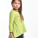 Футболка для девочек Mini Maxi, модель 3229, цвет салатовый