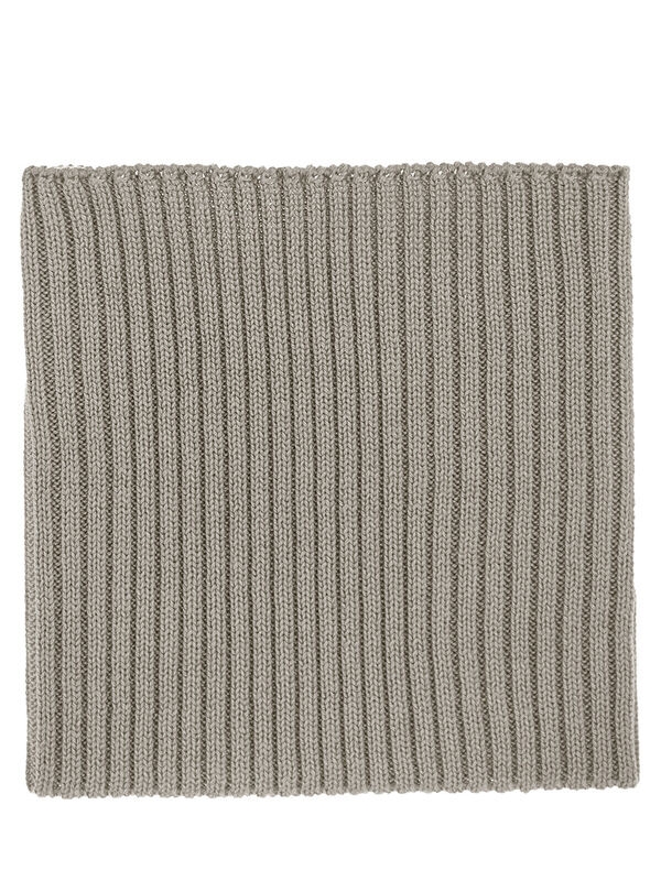 Миф шарф-труба, Mialt серо-бежевый, весна-осень - Шарф-снуд