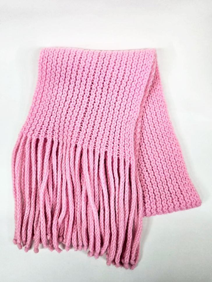 Шарф детский CWZ 00 розовый - Манишки детские