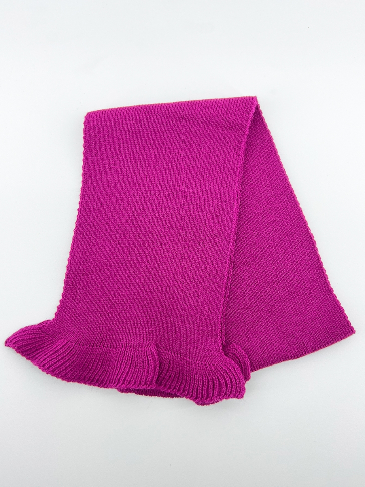 Шарф для девочки F300, Миалт фиалковый/147, зима - Шарфы