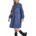 Платье для девочек Mini Maxi, модель 7382, цвет серый/синий
