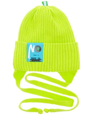 Шапка для мальчика Нельсон, Миалт лимон/неон, весна-осень