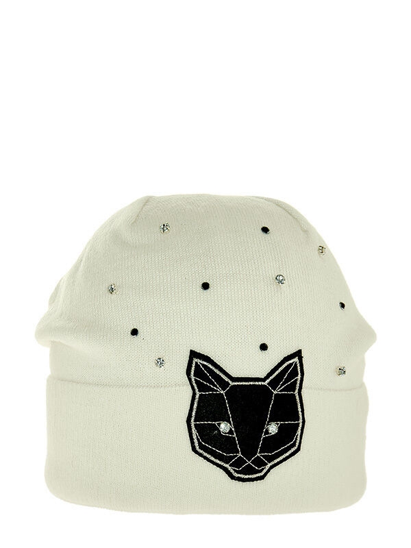 Шапка для девочки Смоки, Миалт белый, весна-осень - Шапочки молодежные