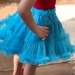 Юбка-американка для девочек БУШОН, модель ST91, цвет голубой