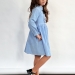 Платье для девочки нарядное БУШОН ST75, цвет светло-голубой